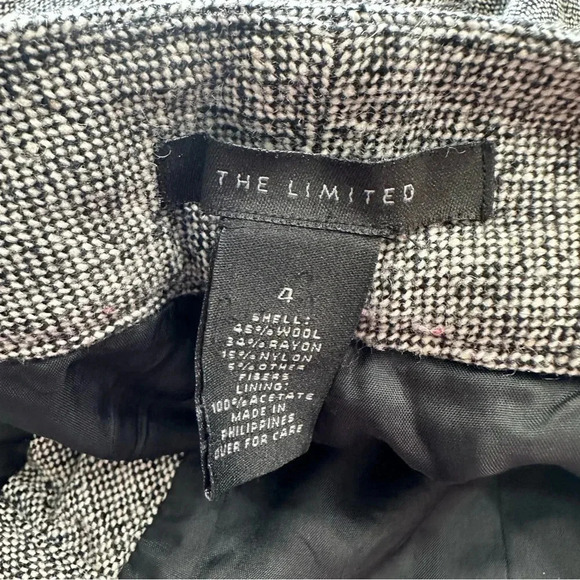 The Limited 4 gray tweed‎ cuffed hem lined dress pants - Picture 7 of 7